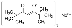 Tris(2,2,6,6-tetramethyl-3,5-heptanedionato)neodymium(III) - CAS:15492-47-4 - Nd(TMHD)3, Neodymium TMHD, 2,2,6,6-Tetramethyl-3,5-heptanedionate(III)neodymium, Neodymium(III) Tris(2,2,6,6-tetramethyl-3,5-heptanedionate)
